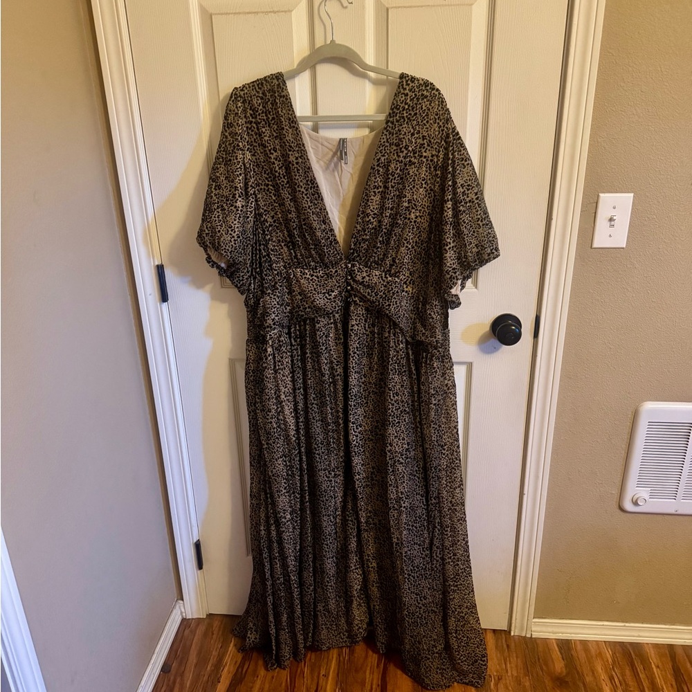 NWT SZ 26 Anthropologie The Katerina Button-Front Dress: Velvet Edition - Picture 5 of 8